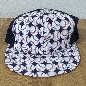 George Hats SnapBack Trucker Hat - Navy Baseball